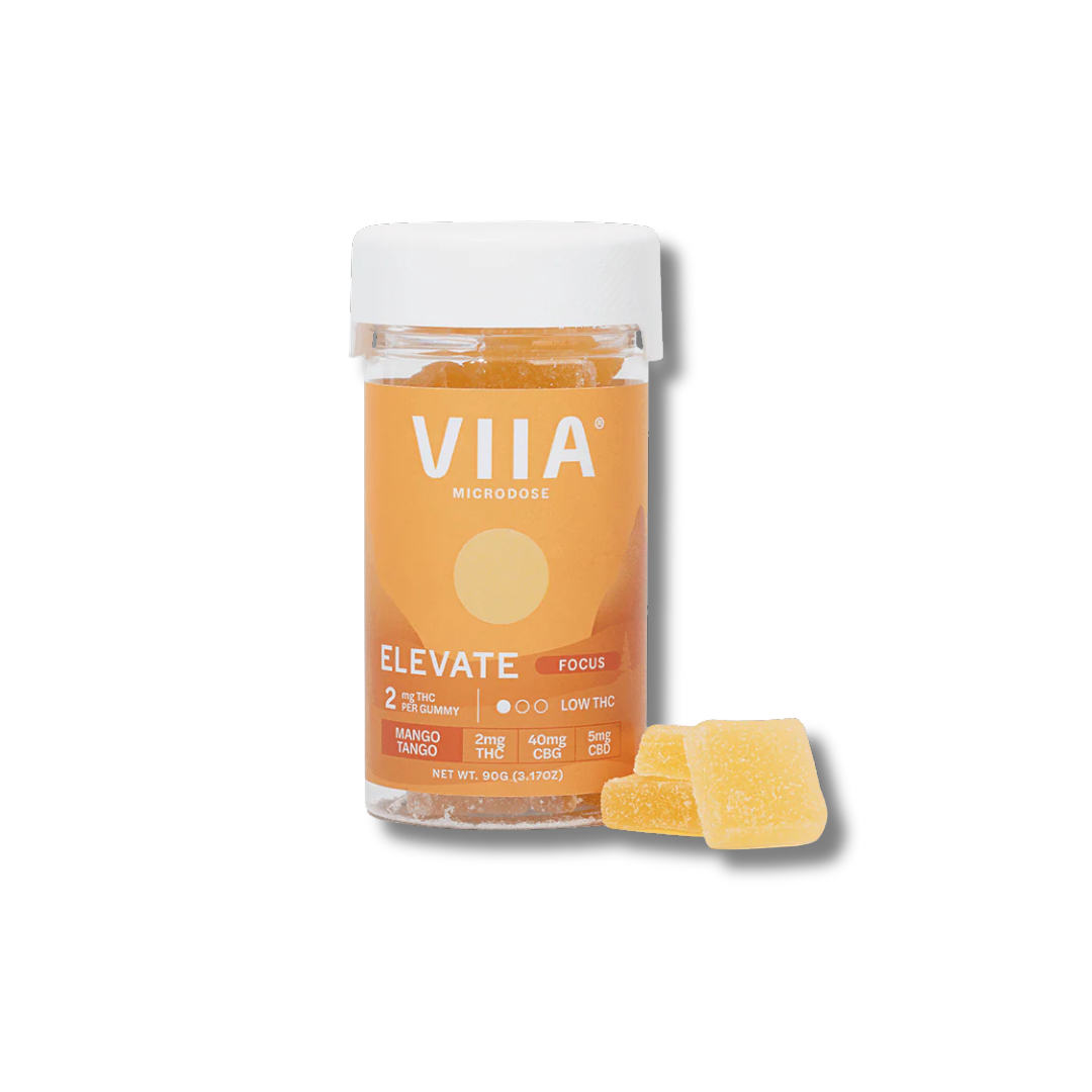 VIIA | Microdose ELEVATE | CBD - THC - CBG | 2 mg